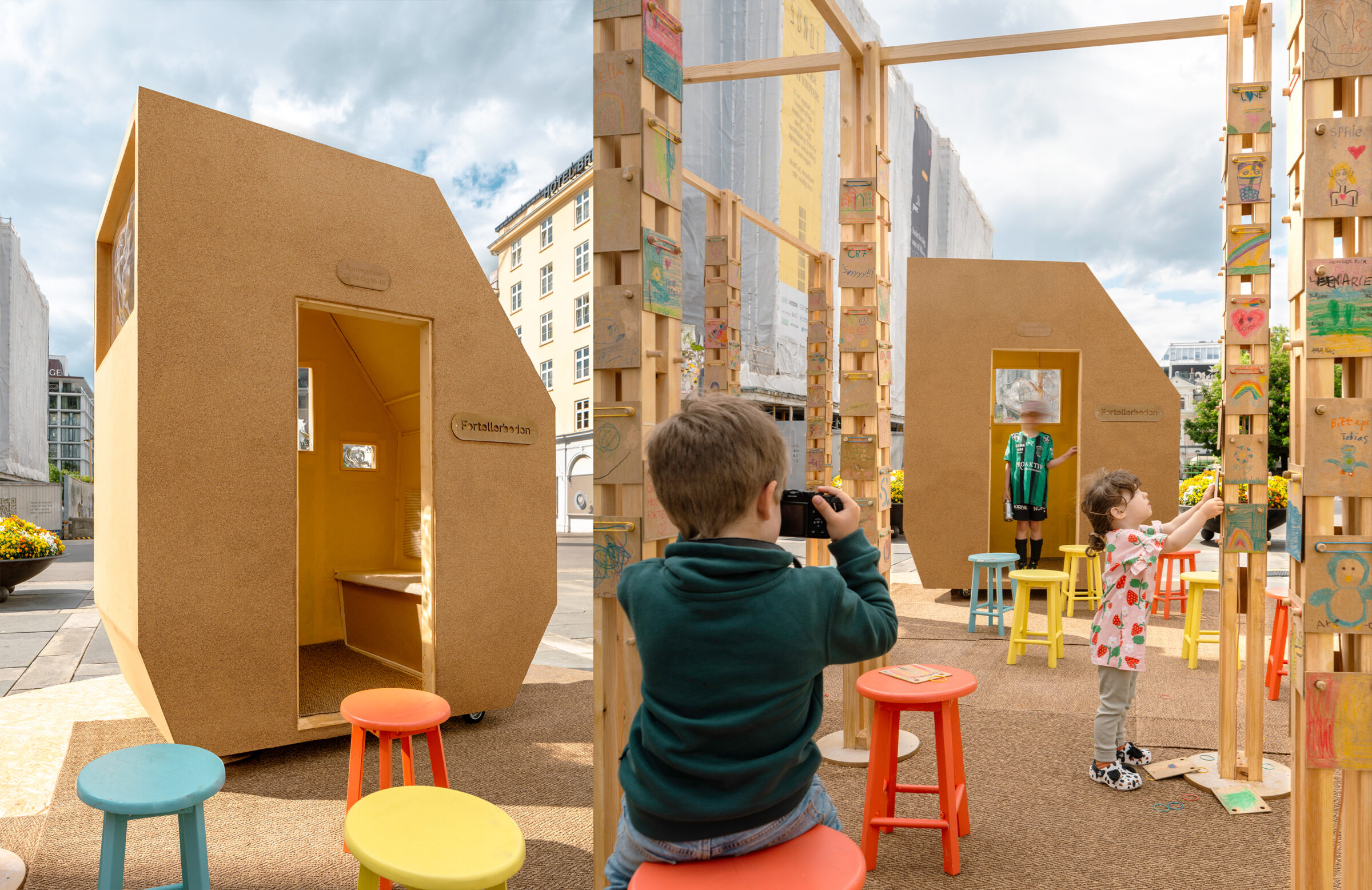 Story-telling booth for FIB Festspillene 2024 is up!